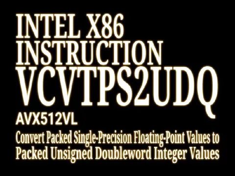 Intel X86 Instruction Overload