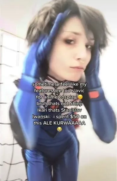 Slavic Shinji Cosplay Fail