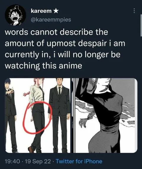 Quitting Anime Over Character Design