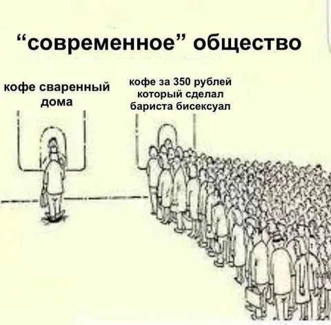 Современное общество и кофе