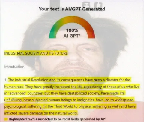 AI Detects the Unabomber Manifesto