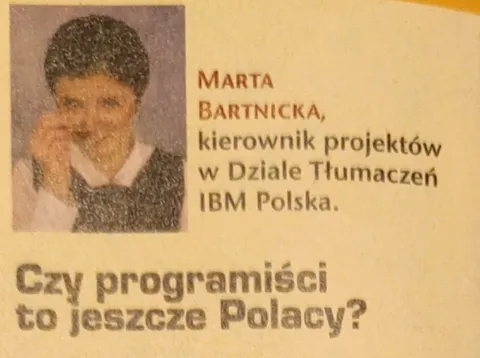 Czy programiści to jeszcze Polacy?