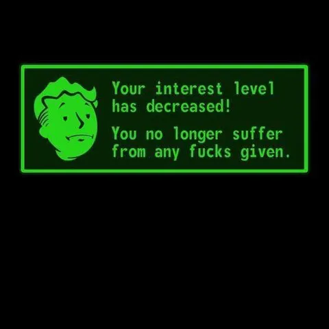 Your Interest Level Has Decreased