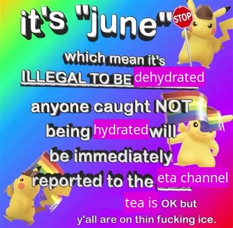 June Hydration Police Pikachu