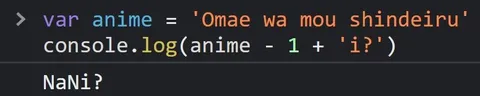 Anime Variable Error