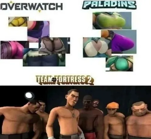 Overwatch Paladins vs Team Fortress 2
