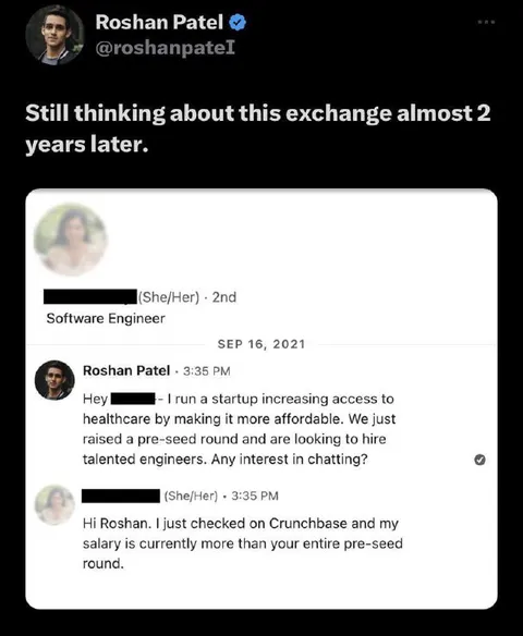 Startup Founder Gets Rejected