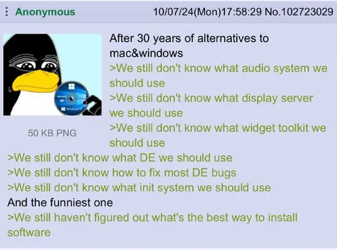 Linux Still Can't Decide