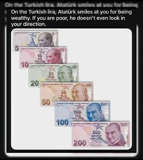 Atatürk Smiles at Wealth