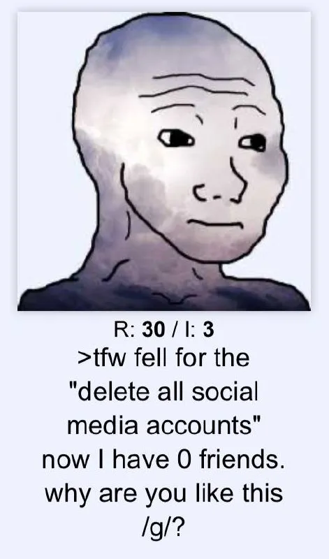 Deleted Social Media Accounts