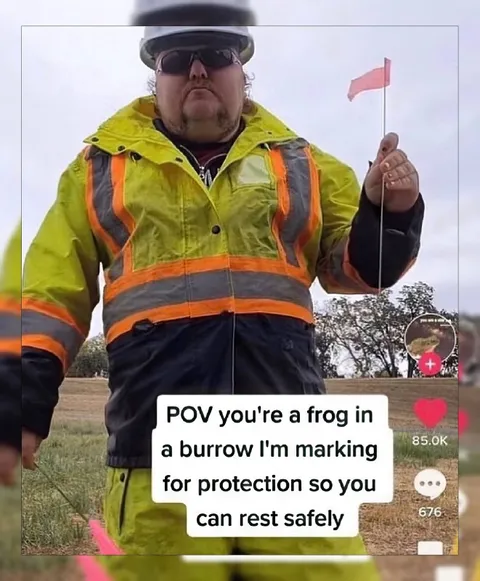 Protective Frog Burrow Marker