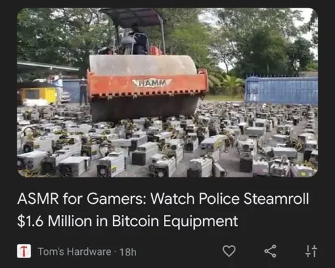 Police Steamroll Bitcoin Miners