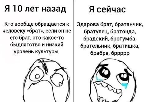 Как меняется отношение к слову «брат»