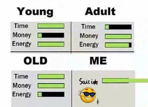 Young Adult Old Me