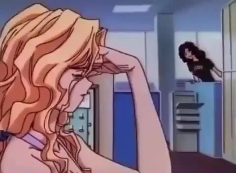 Anime Girls React to a Smiling Blob