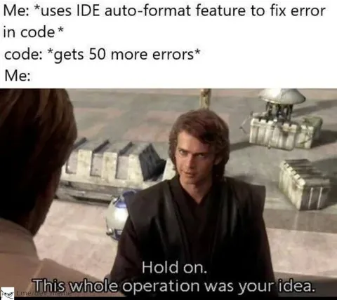 IDE Auto-Format Makes It Worse