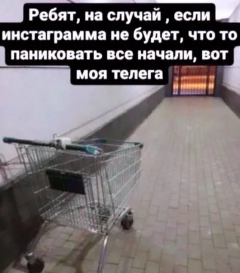 Моя телега на случай паники