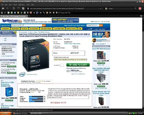 Fucking Wow CPU Review