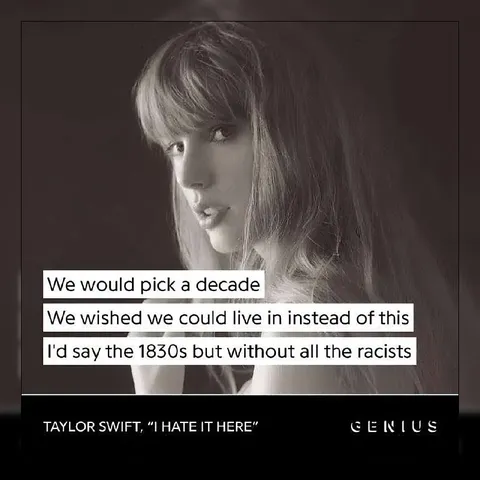 Taylor Swift Picks the 1830s