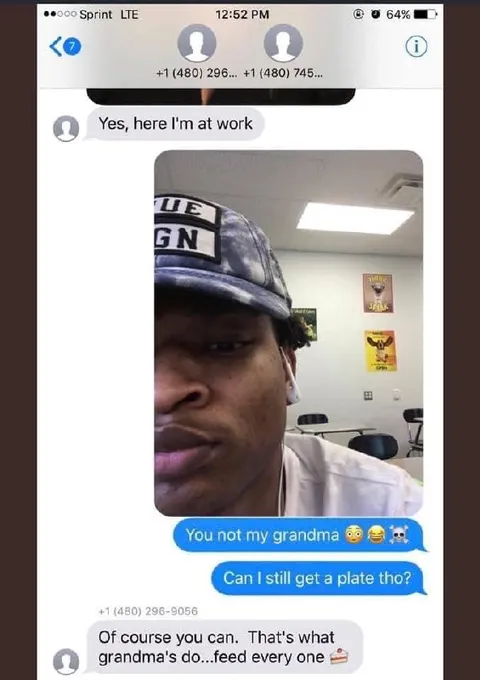 Not My Grandma, Still Wants Food