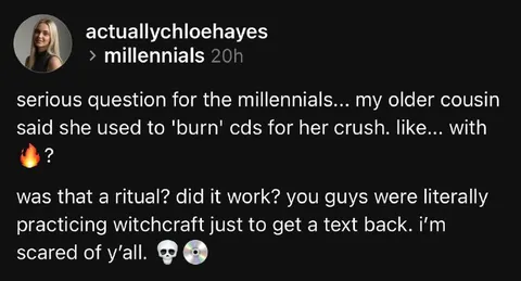 Burning CDs for a Crush