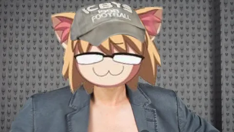 Catgirl in Football Cap