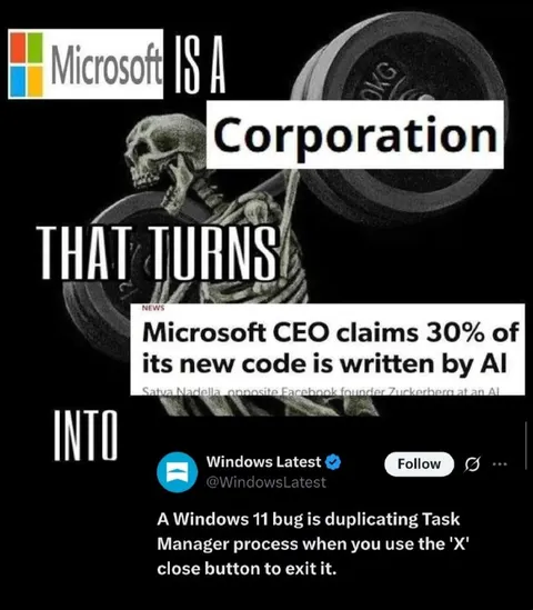 Microsoft Turns Into Windows Bug