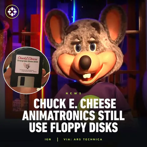 Chuck E. Cheese Floppy Disks
