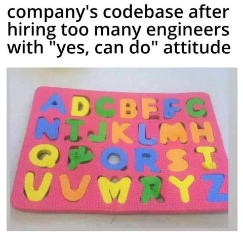 Codebase After Too Many Engineers