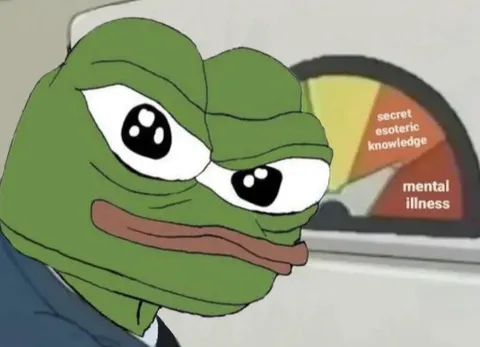 Pepe Studies the Esoteric Diagram