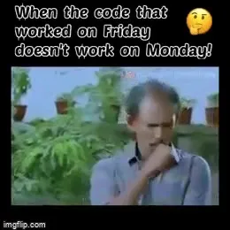 Monday Code Confusion