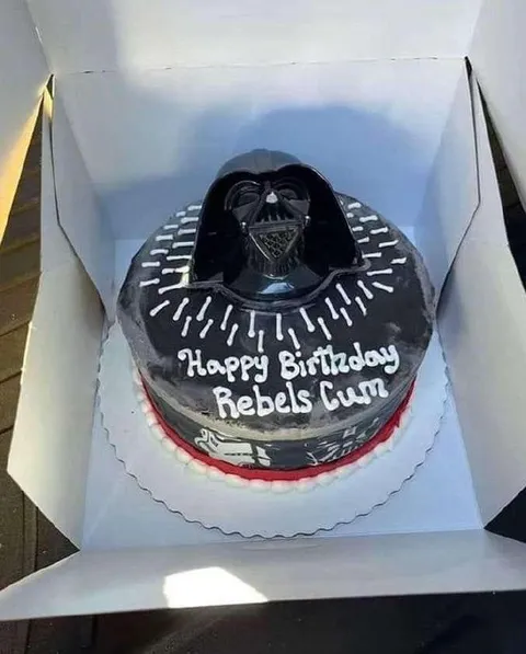 Darth Vader Birthday Cake