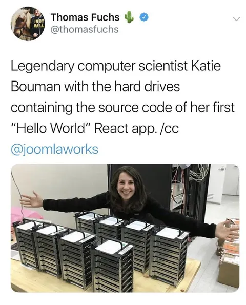Katie Bouman and the Hard Drives