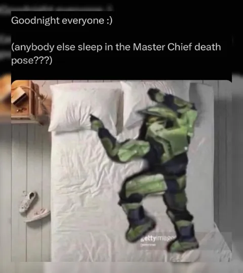 Master Chief Death Pose