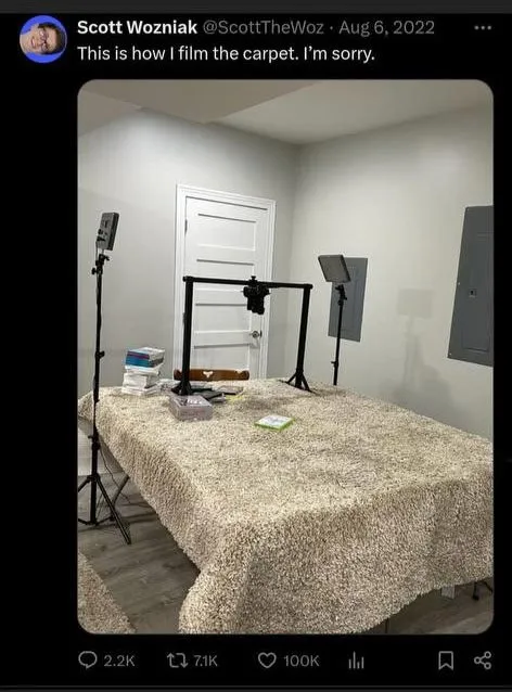 How I Film the Carpet