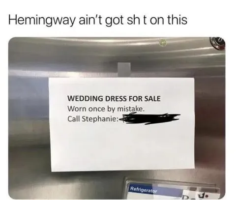 Wedding Dress Worn by Mistake