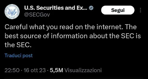 The SEC Is Its Own Best Source