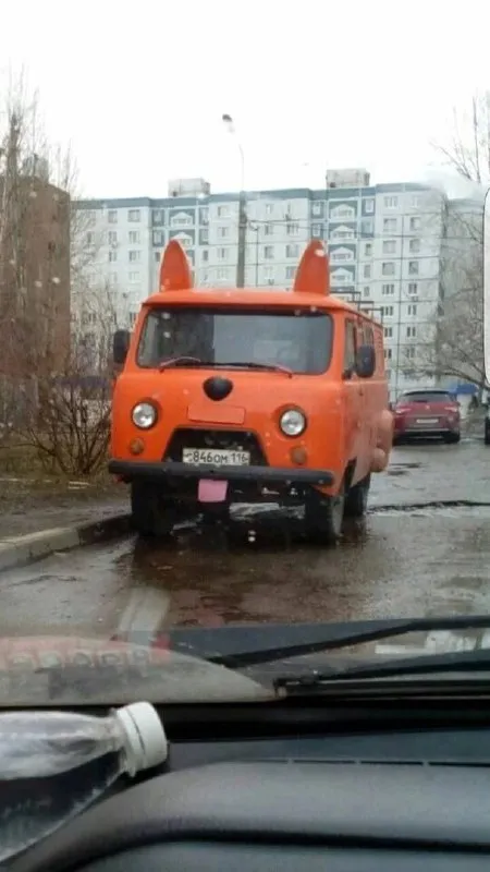 Автобус с ушами и носом