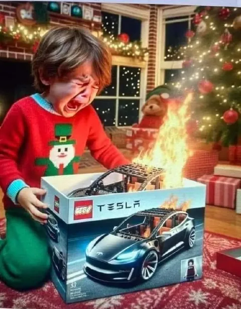 Горящий конструктор Tesla