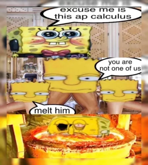 SpongeBob Fails AP Calculus