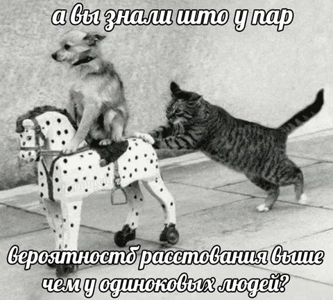 Вероятность расставания у пар