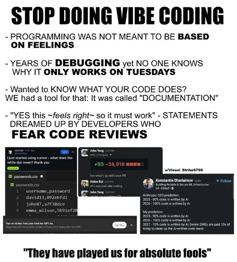 Stop Doing Vibe Coding