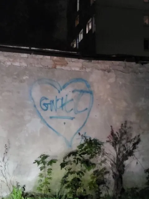 Serce z napisem Głike