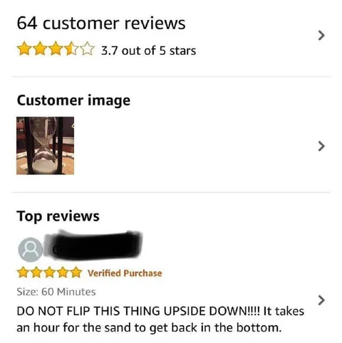 Hourglass Upside Down Review