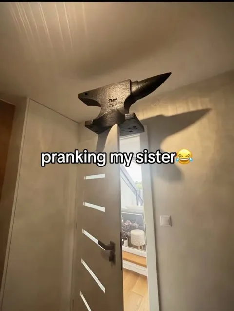 Anvil Above the Door Prank