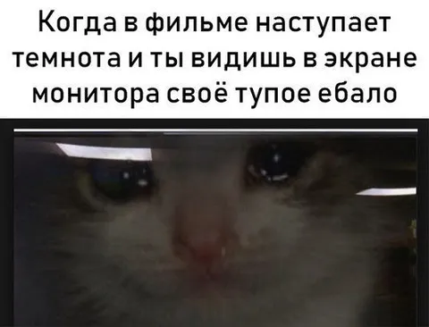 Тупое ебало в темноте