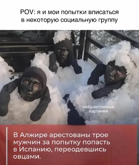 Попытка попасть в социальную группу