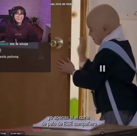 El corte de pelo de ese compañero