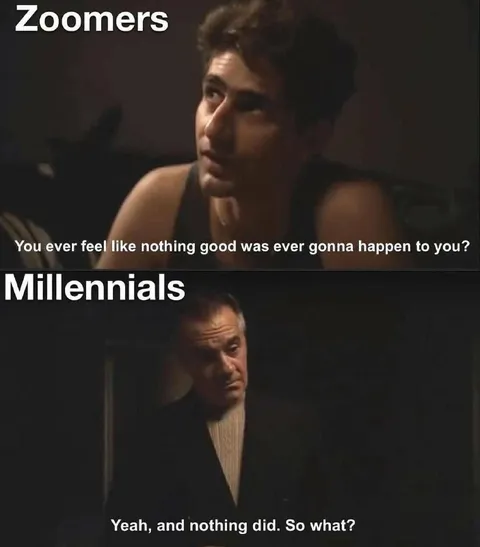 Zoomers and Millennials Be Like