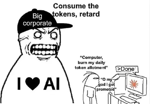 Big Corporate AI Token Burn